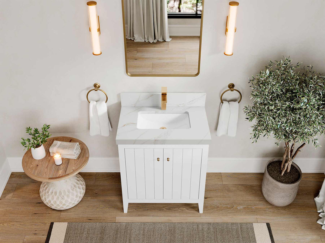 Atlanta 30 in. W x 22 in. D Single Sink Bathroom Vanity - Willow Bath and Vanity