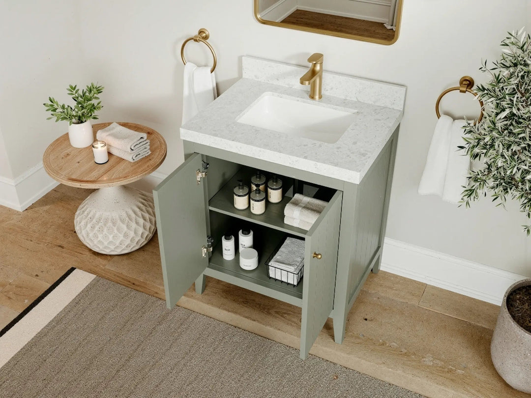 Atlanta 30 in. W x 22 in. D Single Sink Bathroom Vanity - Willow Bath and Vanity
