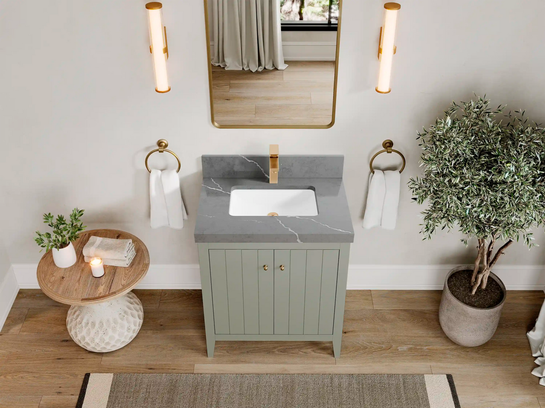 Atlanta 30 in. W x 22 in. D Single Sink Bathroom Vanity - Willow Bath and Vanity