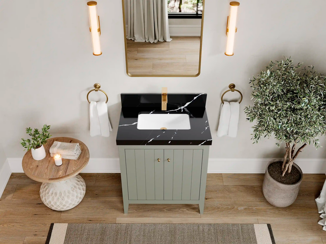 Atlanta 30 in. W x 22 in. D Single Sink Bathroom Vanity - Willow Bath and Vanity