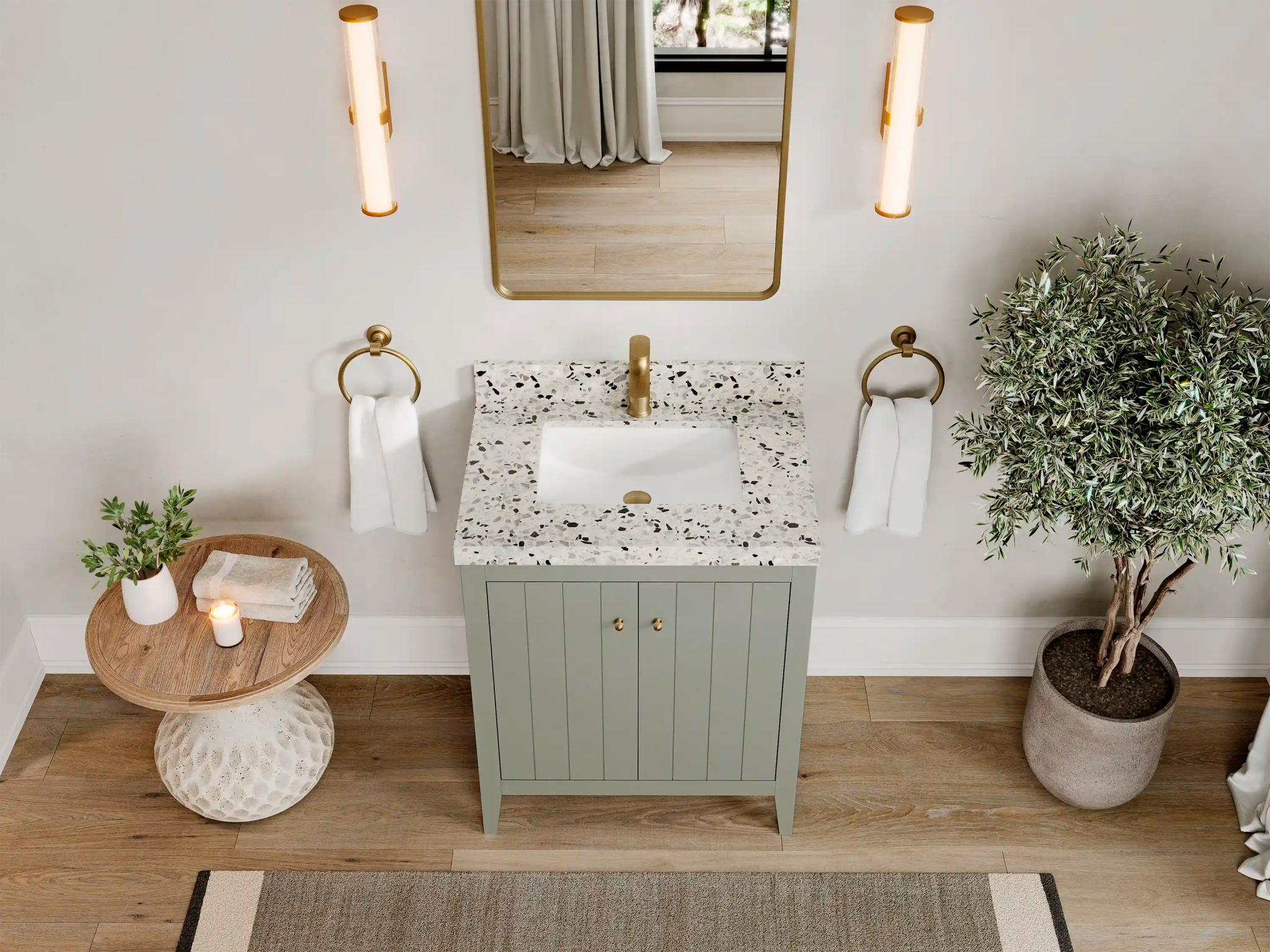 Atlanta 30 in. W x 22 in. D Single Sink Bathroom Vanity - Willow Bath and Vanity
