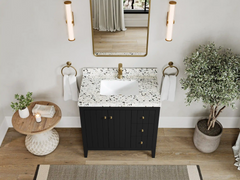 Atlanta 36 in. W x 22 in. D Center Sink Modern Bathroom Vanity - photo 7