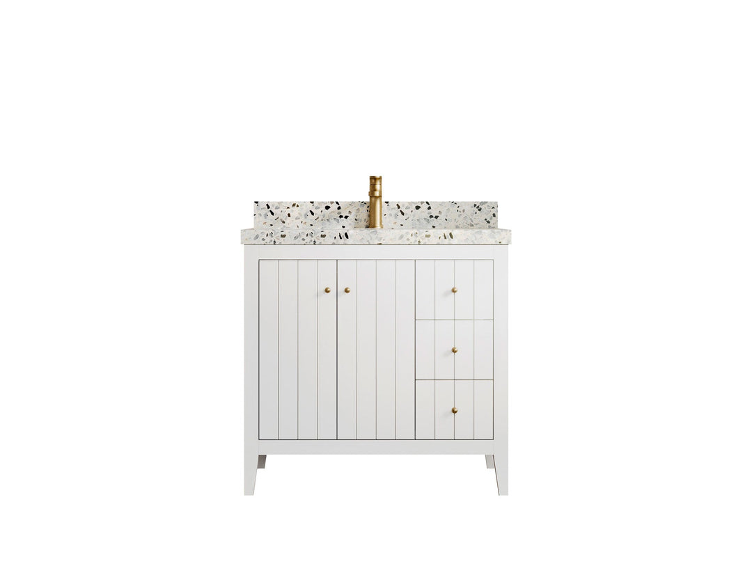 Atlanta 36 in. W x 22 in. D Center Sink Bathroom Vanity - Willow Bath and Vanity