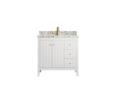 Atlanta 36 in. W x 22 in. D Center Sink Modern Bathroom Vanity - photo 8