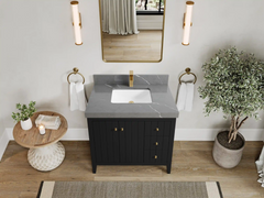Atlanta 36 in. W x 22 in. D Center Sink Modern Bathroom Vanity - photo 40