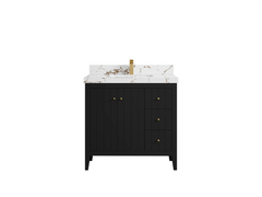Atlanta 36 in. W x 22 in. D Center Sink Modern Bathroom Vanity - photo 43