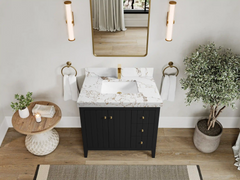 Atlanta 36 in. W x 22 in. D Center Sink Modern Bathroom Vanity - photo 44