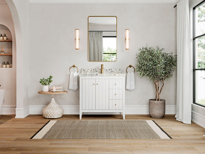Atlanta 36 in. W x 22 in. D Center Sink Bathroom Vanity - Willow Bath and Vanity