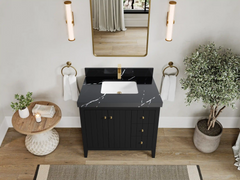 Atlanta 36 in. W x 22 in. D Center Sink Modern Bathroom Vanity - photo 14