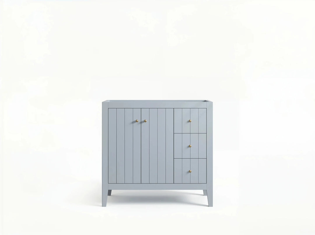 Atlanta 36 in. W x 22 in. D Center Sink Bathroom Vanity | 
              
                Blue Heather
                
                  
             - ATL-CAB-BLU-35L - photo №34