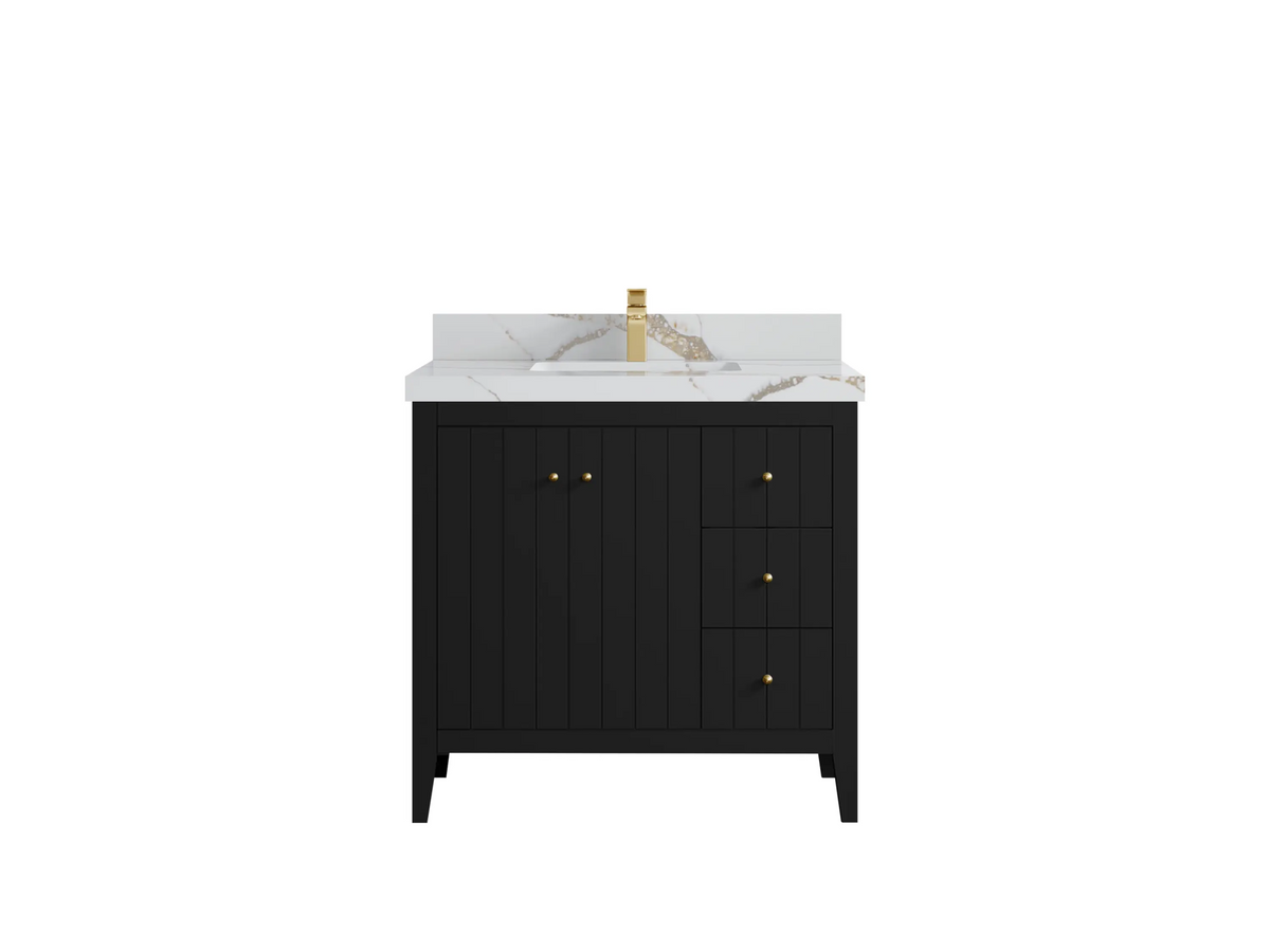 Atlanta 36 in. W x 22 in. D Center Sink Bathroom Vanity - Willow Bath and Vanity