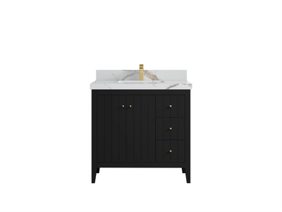 Atlanta 36 in. W x 22 in. D Center Sink Bathroom Vanity - Willow Bath and Vanity