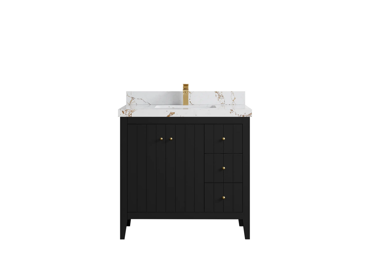 Atlanta 36 in. W x 22 in. D Center Sink Bathroom Vanity - Willow Bath and Vanity