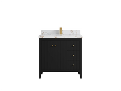 Atlanta 36 in. W x 22 in. D Center Sink Modern Bathroom Vanity - photo 45