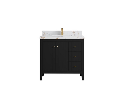 Atlanta 36 in. W x 22 in. D Center Sink Bathroom Vanity - Willow Bath and Vanity