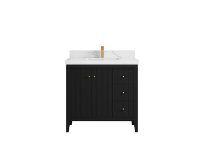 Atlanta 36 in. W x 22 in. D Center Sink Bathroom Vanity - Willow Bath and Vanity