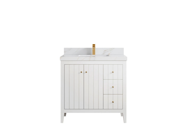 Atlanta 36 in. W x 22 in. D Center Sink Bathroom Vanity - photo 25