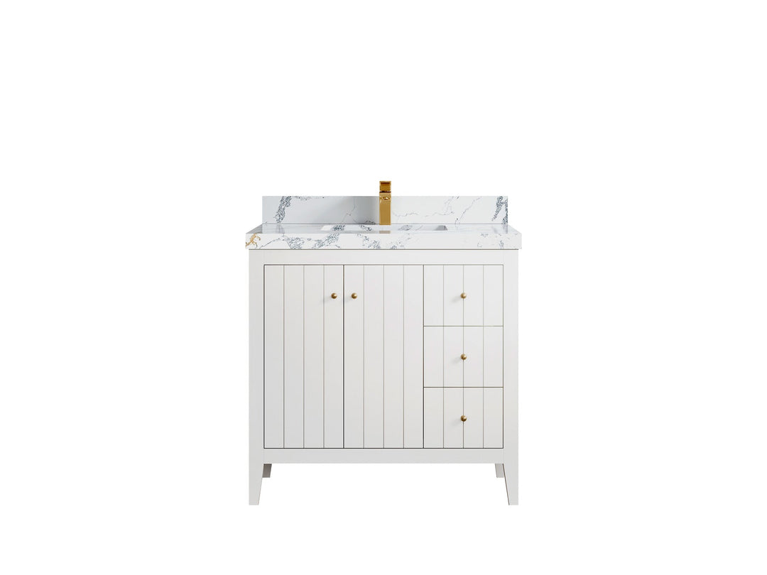 Atlanta 36 in. W x 22 in. D Center Sink Bathroom Vanity - Willow Bath and Vanity