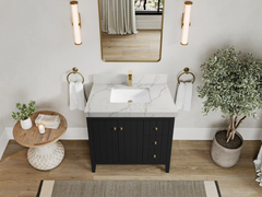 Atlanta 36 in. W x 22 in. D Center Sink Modern Bathroom Vanity - photo 48