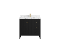 Atlanta 36 in. W x 22 in. D Center Sink Modern Bathroom Vanity - photo 47