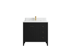 Atlanta 36 in. W x 22 in. D Center Sink Modern Bathroom Vanity - photo 33