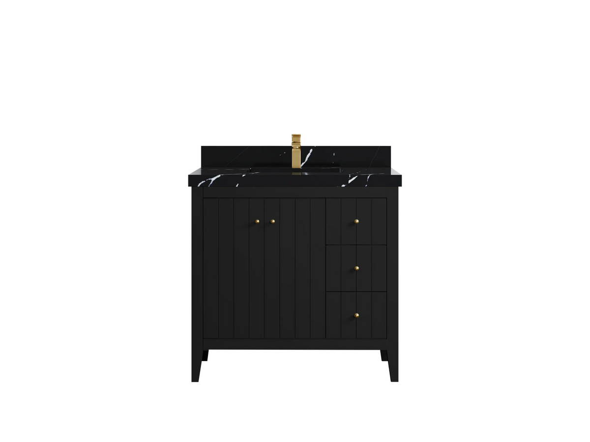 Atlanta 36 in. W x 22 in. D Center Sink Bathroom Vanity - Willow Bath and Vanity