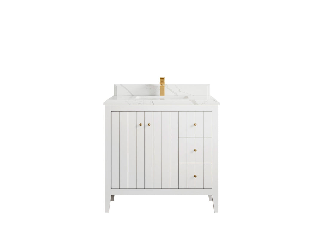 Atlanta 36 in. W x 22 in. D Center Sink Bathroom Vanity - Willow Bath and Vanity