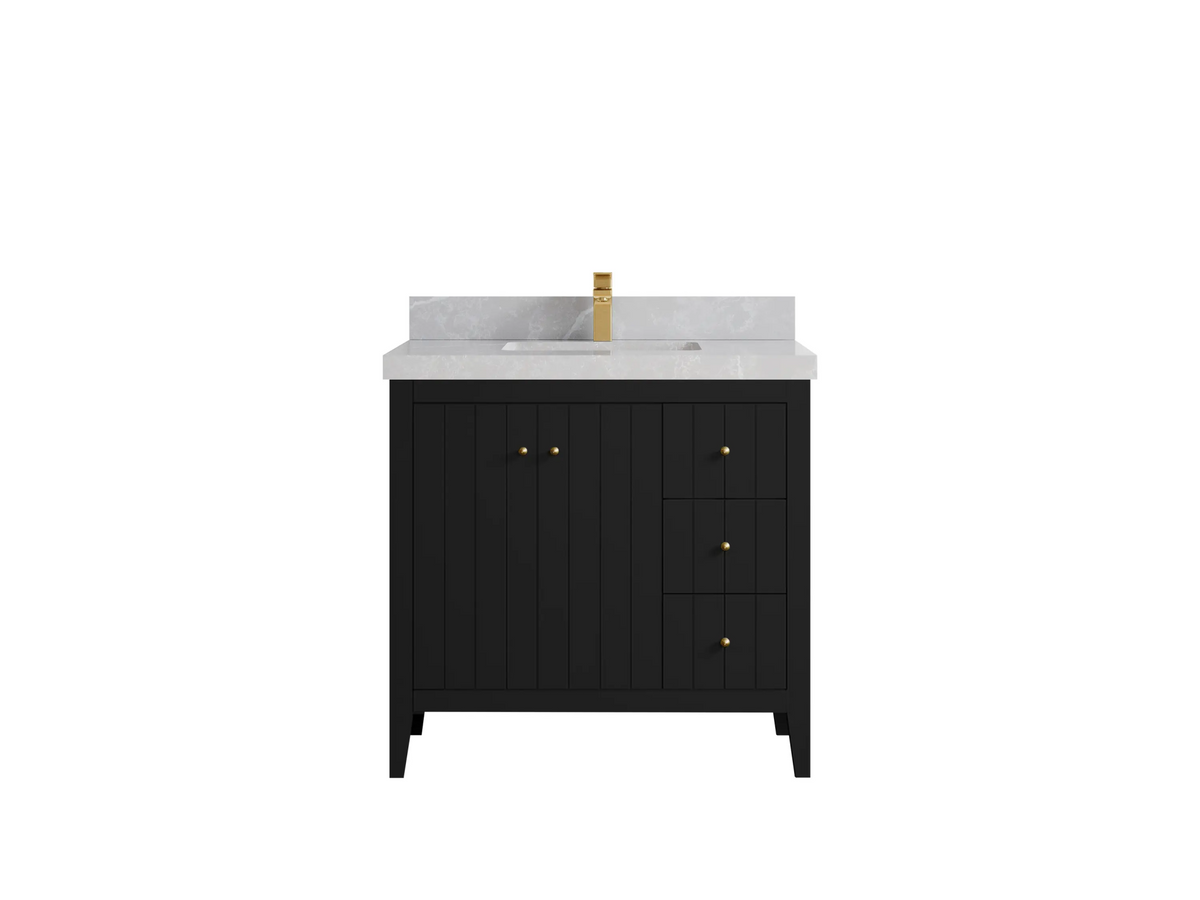 Atlanta 36 in. W x 22 in. D Center Sink Bathroom Vanity - Willow Bath and Vanity