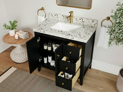 Atlanta 36 in. W x 22 in. D Center Sink Modern Bathroom Vanity - photo 3