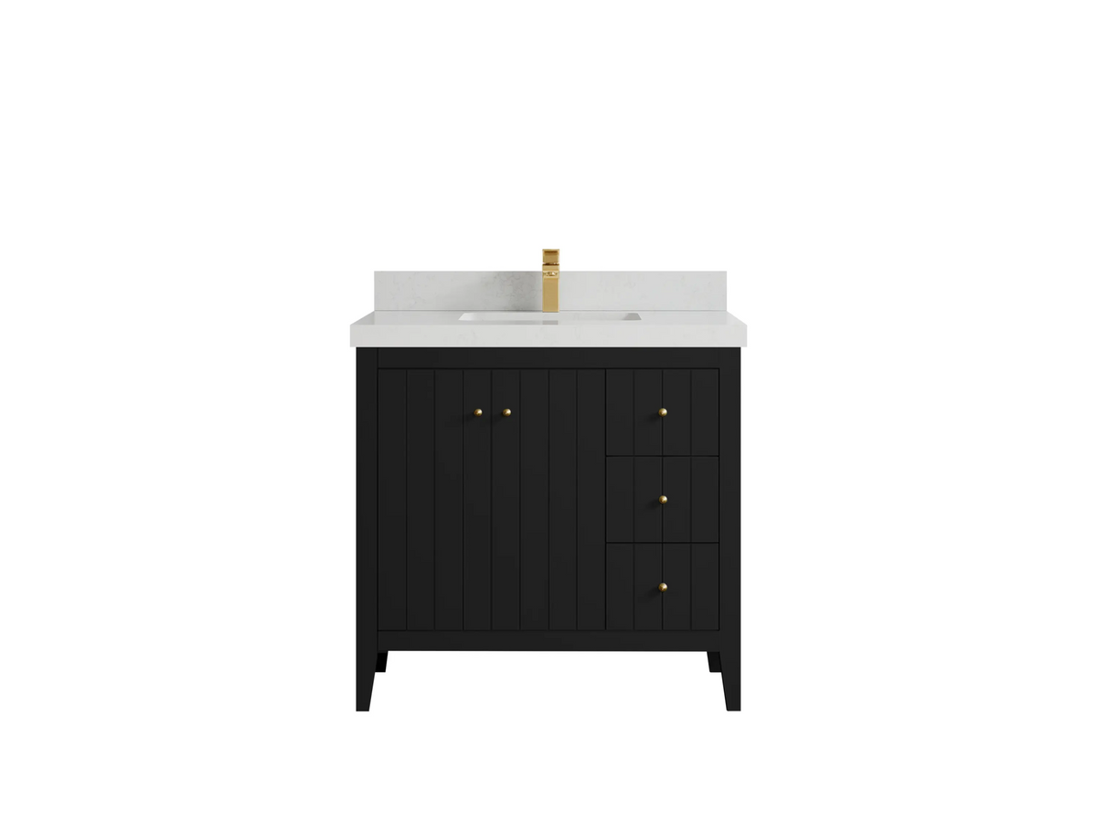 Atlanta 36 in. W x 22 in. D Center Sink Bathroom Vanity - Willow Bath and Vanity