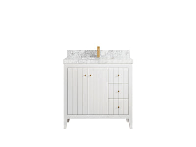 Atlanta 36 in. W x 22 in. D Center Sink Bathroom Vanity - Willow Bath and Vanity