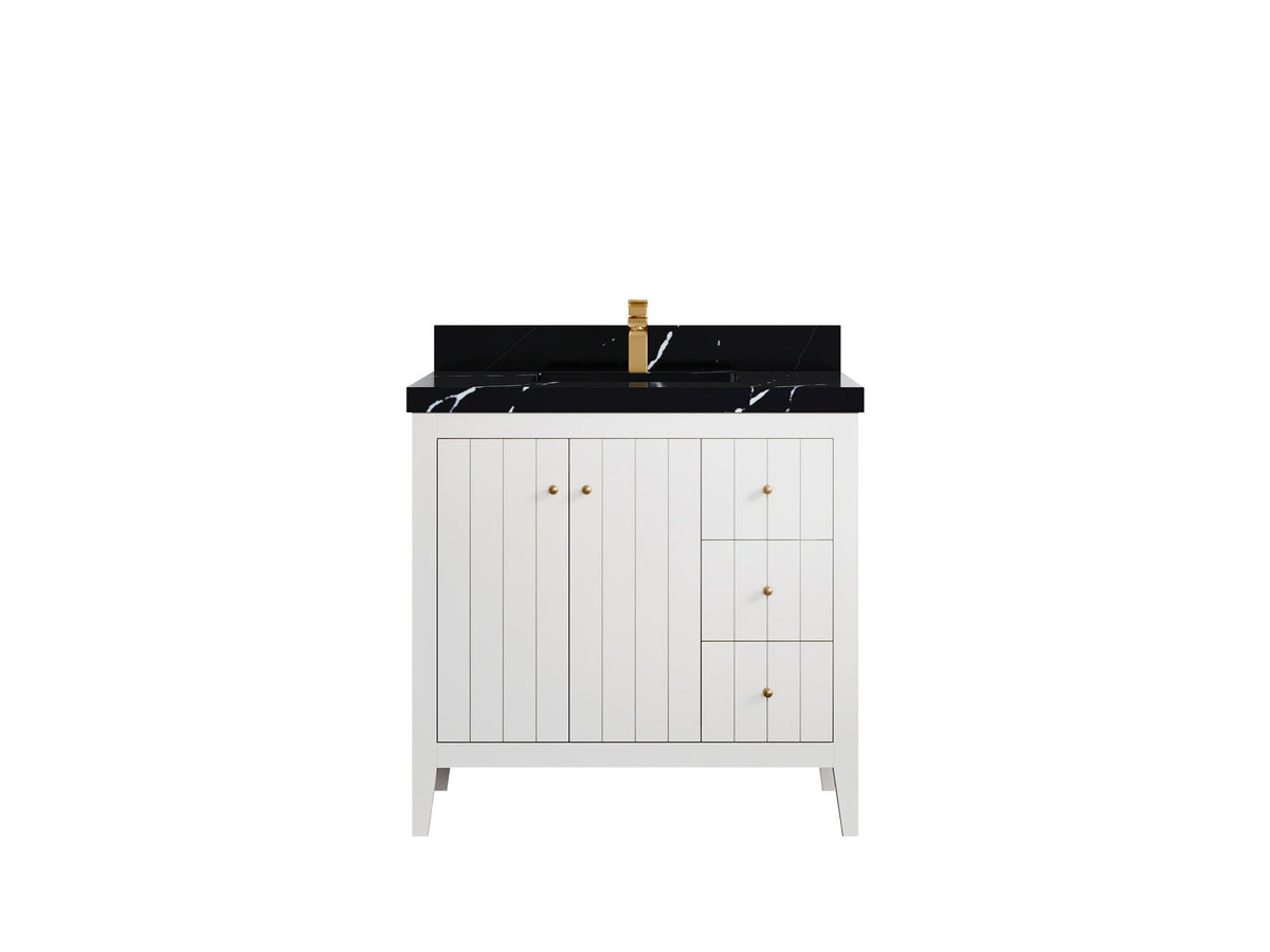 Atlanta 36 in. W x 22 in. D Center Sink Bathroom Vanity - Willow Bath and Vanity
