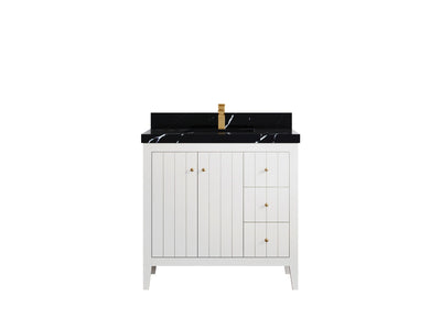 Atlanta 36 in. W x 22 in. D Center Sink Bathroom Vanity - Willow Bath and Vanity