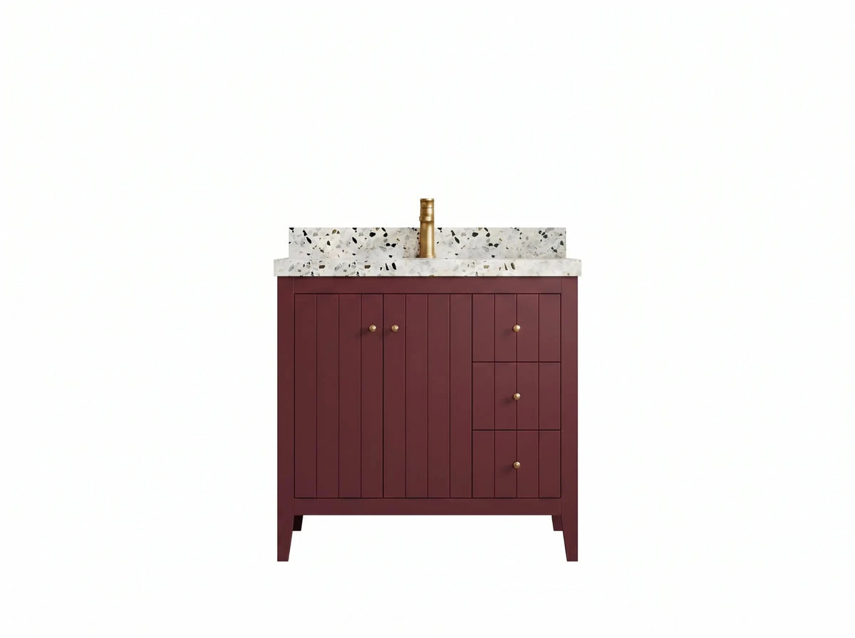 Atlanta 36 in. W x 22 in. D Center Sink Bathroom Vanity - Willow Bath and Vanity
