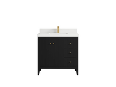 Atlanta 36 in. W x 22 in. D Center Sink Modern Bathroom Vanity - photo 51