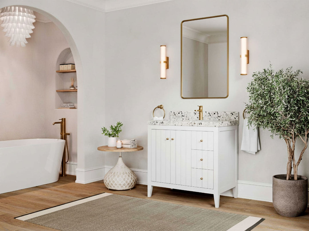 Atlanta 36 in. W x 22 in. D Center Sink Bathroom Vanity - Willow Bath and Vanity