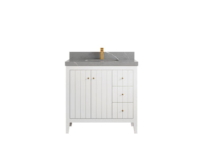 Atlanta 36 in. W x 22 in. D Center Sink Bathroom Vanity - Willow Bath and Vanity