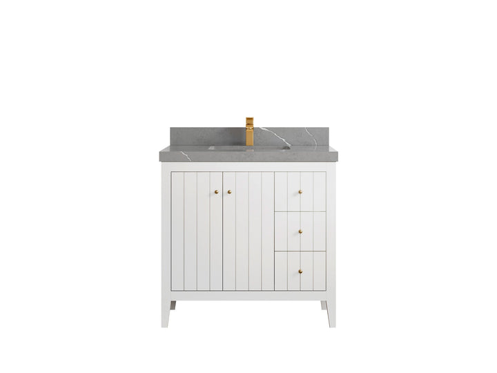 Atlanta 36 in. W x 22 in. D Center Sink Bathroom Vanity - photo 41