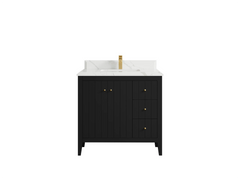 Atlanta 36 in. W x 22 in. D Center Sink Modern Bathroom Vanity - photo 31