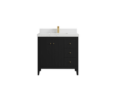 Atlanta 36 in. W x 22 in. D Center Sink Modern Bathroom Vanity - photo 37