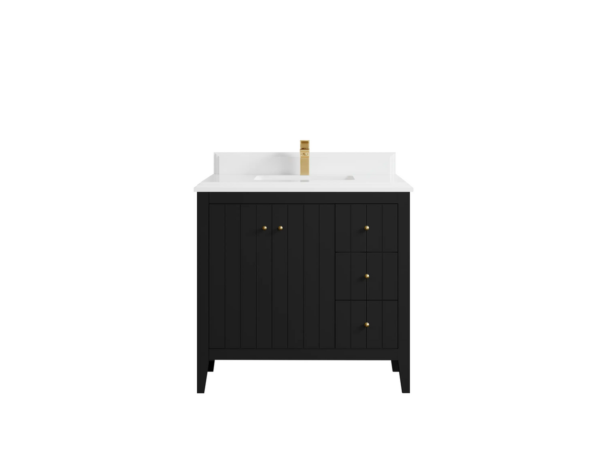Atlanta 36 in. W x 22 in. D Center Sink Bathroom Vanity - Willow Bath and Vanity