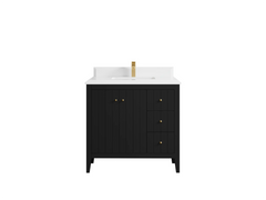 Atlanta 36 in. W x 22 in. D Center Sink Modern Bathroom Vanity - photo 35