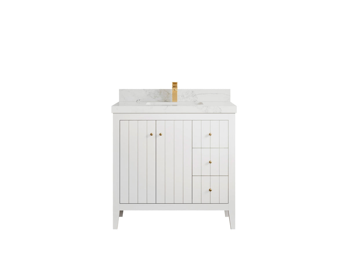 Atlanta 36 in. W x 22 in. D Center Sink Bathroom Vanity - Willow Bath and Vanity
