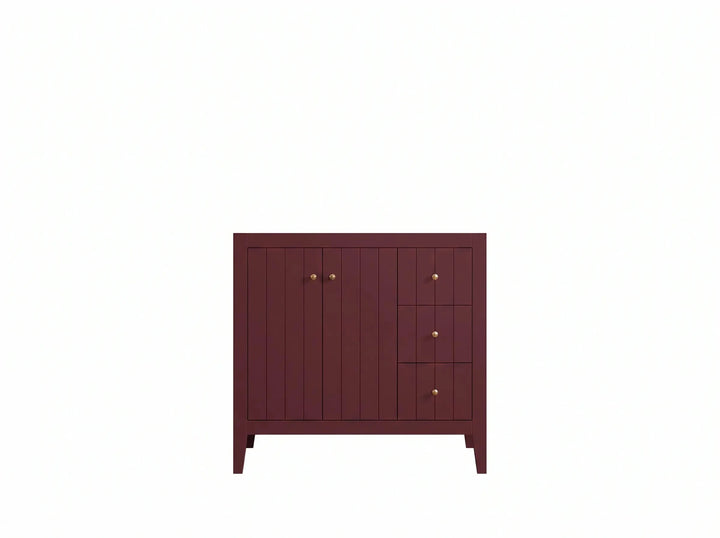 Atlanta 36 in. W x 22 in. D Center Sink Modern Bathroom Vanity - photo 3