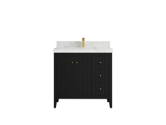 Atlanta 36 in. W x 22 in. D Center Sink Modern Bathroom Vanity - photo 21
