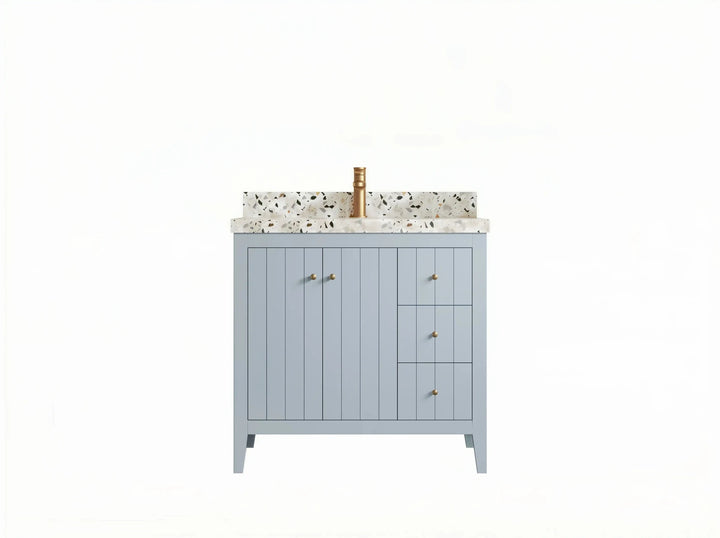 Atlanta 36 in. W x 22 in. D Center Sink Bathroom Vanity - photo 1
