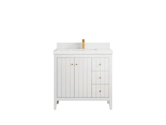 Atlanta 36 in. W x 22 in. D Center Sink Modern Bathroom Vanity - photo 51