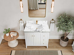 Atlanta 36 in. W x 22 in. D Center Sink Modern Bathroom Vanity - photo 46