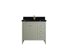 Atlanta 36 in. W x 22 in. D Center Sink Modern Bathroom Vanity - photo 51