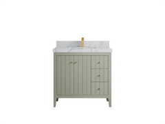 Atlanta 36 in. W x 22 in. D Center Sink Modern Bathroom Vanity - photo 47